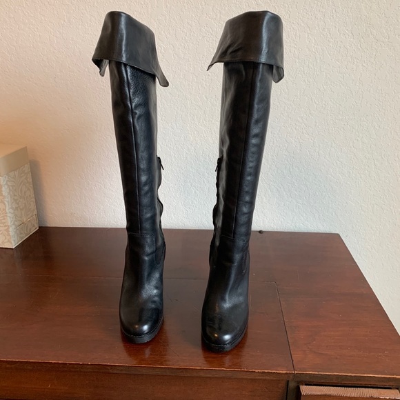 Lauren Ralph Lauren Wilda Leather Boots Size 9.5 - Picture 7 of 12